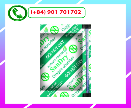 Gói  hút oxy SanDry có chỉ thị màu